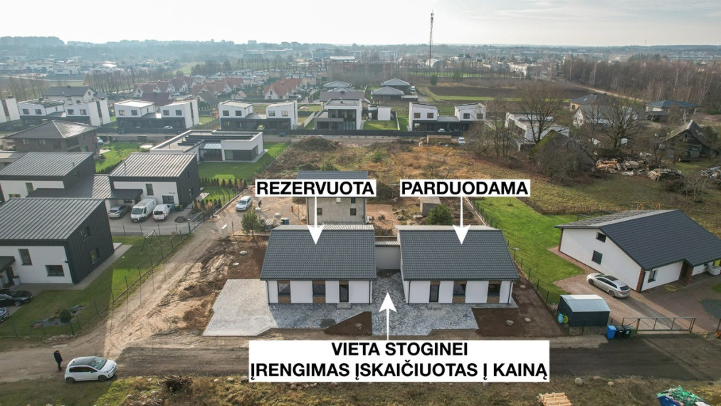 Parduodamas namas Jono Karolio Chodkevičiaus g., Bajorai, Vilniaus m., Vilniaus m. sav., 145 m2 ploto, 1 aukštai 2