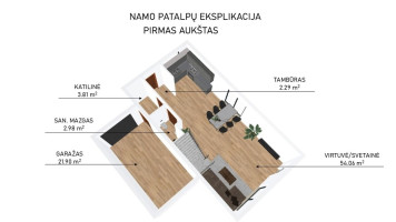 Parduodamas namas Grendavės g., Paneriai, Vilniaus m., Vilniaus m. sav., 145 m2 ploto, 2 aukštai 34