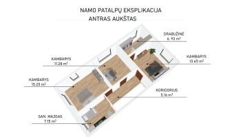 Parduodamas namas Grendavės g., Paneriai, Vilniaus m., Vilniaus m. sav., 145 m2 ploto, 2 aukštai 35