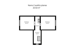 Parduodamas 78.53 kv.m ploto sodo namas Ateities Sodų 3-oji g., Naujojoje Vilnioje 14