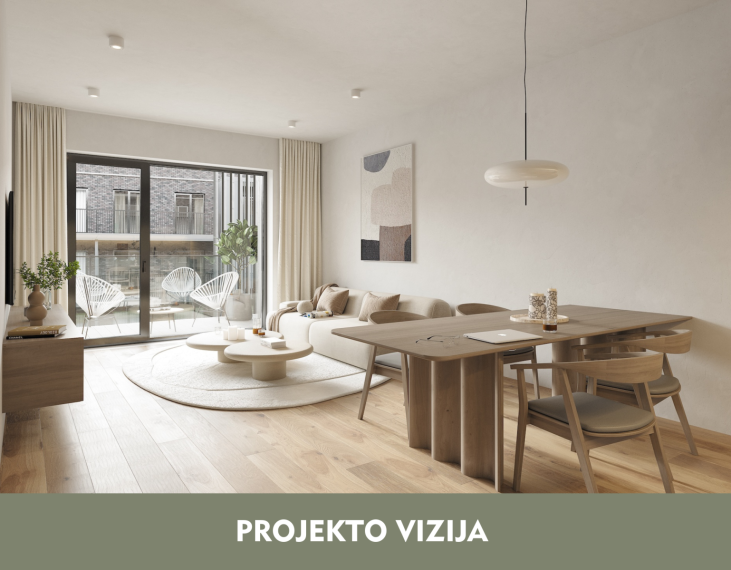 Parduodamas butas Sidaronių g., Justiniškės, Vilniaus m., Vilniaus m. sav., 54.23 m² ploto 3 kambariai 5