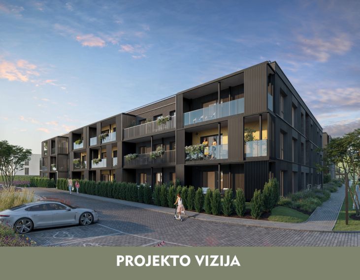 Parduodamas butas Sidaronių g., Justiniškės, Vilniaus m., Vilniaus m. sav., 48.26 m² ploto 2 kambariai 6