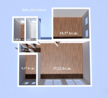Parduodamas butas Laukuvos g., Šilainiai, Kauno m., Kauno m. sav., 80.00 m² ploto 4 kambariai 24