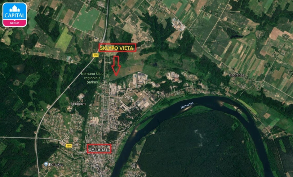 Parduodamas  sklypas Prienų r. sav., Mačiūnų k., Kauno, 60.03 a ploto 5