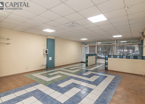 Nuomojamos administracinės, maitinimo, paslaugų, prekybos, sandėliavimo patalpos Fabijoniškių g., Fabijoniškės, Vilniaus m., Vilniaus m. sav., 68.43 m2 ploto