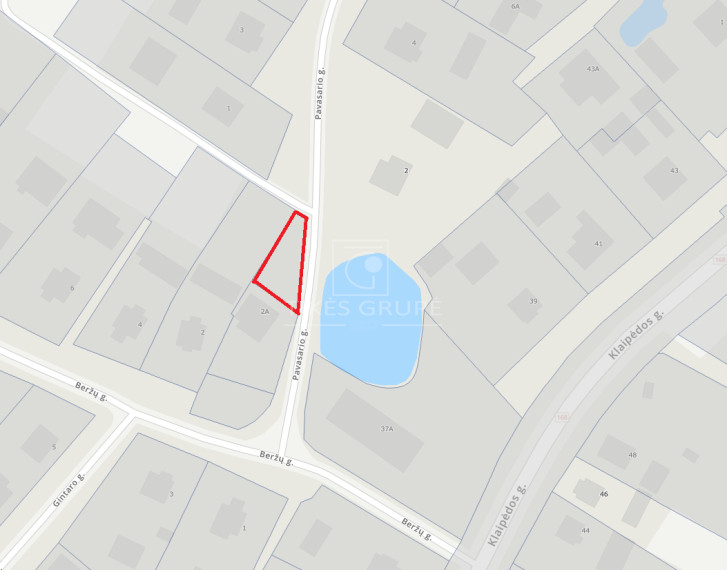 Parduodamas sklypas Pavasario g., Kretingalės mstl., Klaipėdos r. sav., 4 a ploto 4