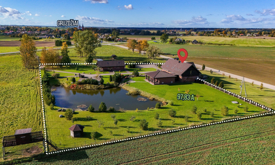 Parduodamos administracinės, kitos paskirties, maitinimo, paslaugų, prekybos patalpos Šiaulių r. sav., Gruzdžių mstl.,  M. Katiliškio g., 381.94 m2 ploto 1