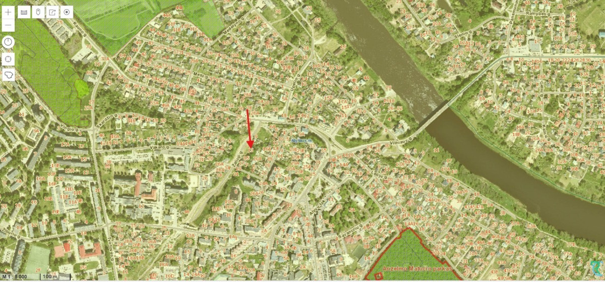 Parduodamas  sklypas žalioji 13, Senamiestis, Alytaus m., Alytaus m. sav., 12.68 a ploto 2