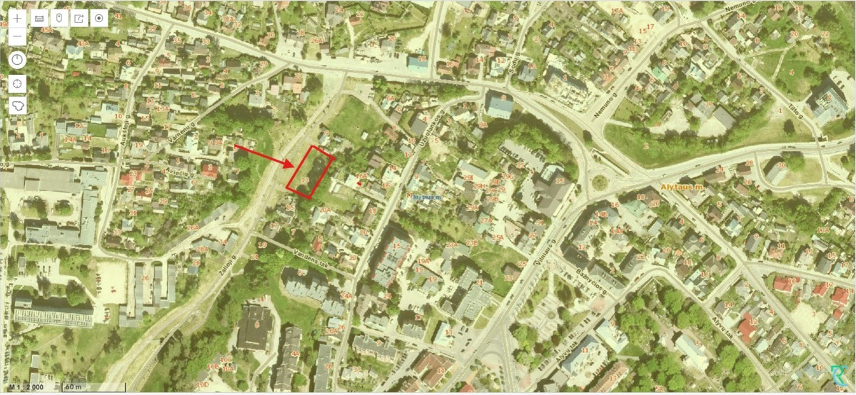 Parduodamas  sklypas žalioji 13, Senamiestis, Alytaus m., Alytaus m. sav., 12.68 a ploto 3