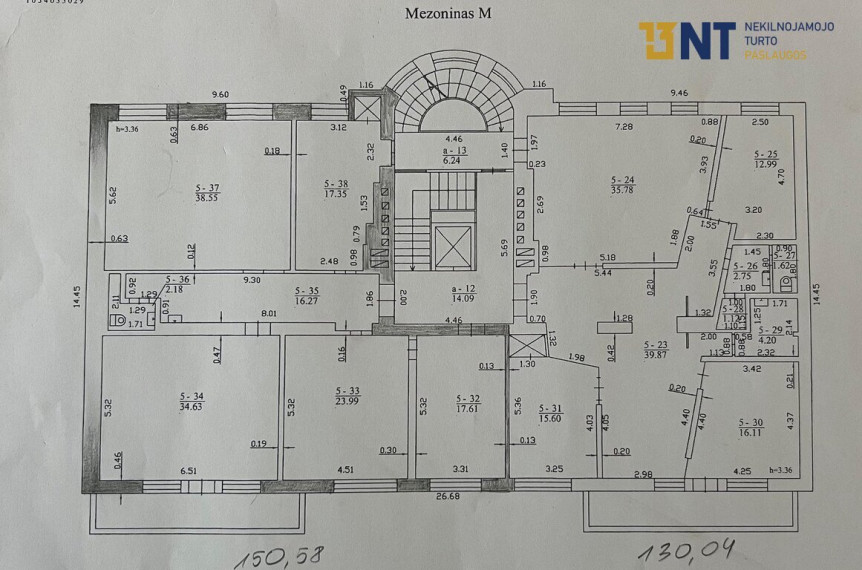 Nuomojamos patalpos Kęstučio g., Centre, Kaune, 150 kv.m ploto 11
