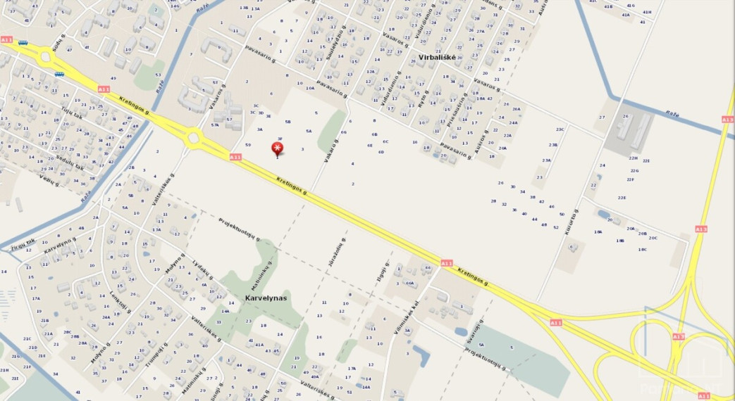 Parduodamas  sklypas Vakaro g., Palangos m., Palangos m. sav., 10 a ploto 10