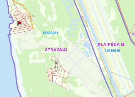 Parduodamas  sklypas Kairių k., Klaipėdos r. sav., 24 a ploto