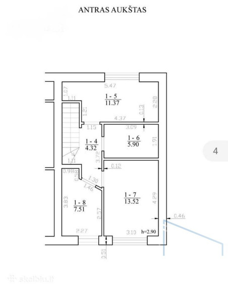 Parduodamas namas Slengių k., Klaipėdos r. sav., 90 m2 ploto 3