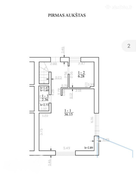 Parduodamas namas Slengių k., Klaipėdos r. sav., 90 m2 ploto 4