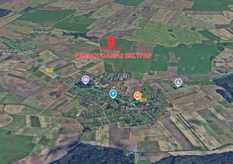 Parduodamas sklypas Rukuižių k., Jonavos r. sav., 200 a ploto 2