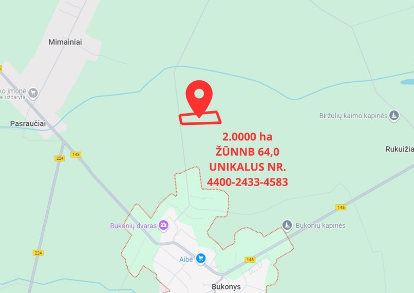 Parduodamas sklypas Rukuižių k., Jonavos r. sav., 200 a ploto 4