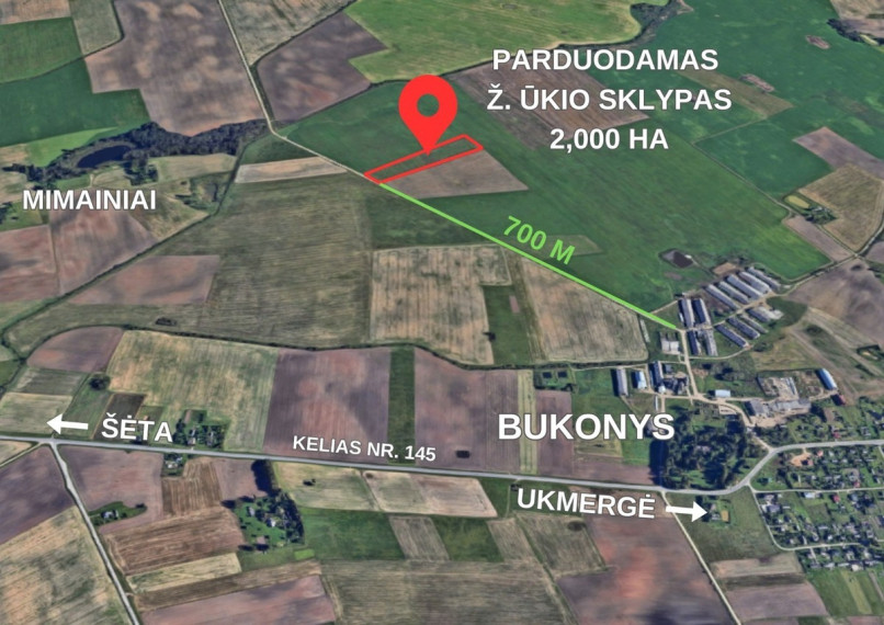 Parduodamas sklypas Rukuižių k., Jonavos r. sav., 200 a ploto 5