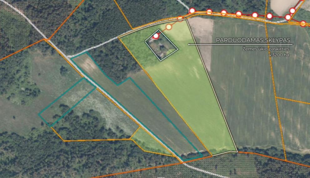Parduodamas sklypas Darsūniškio k., Kaišiadorių r. sav., 432 a ploto 1