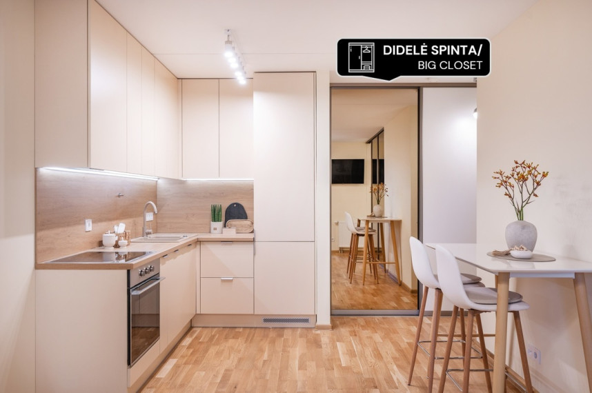 Nuomojamas butas Kernavės g., Šnipiškės, Vilniaus m., Vilniaus m. sav., 40 m2 ploto, 2 kambariai 6