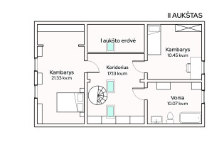 Parduodamas namas Birelių Sodų 2-oji g., Verkiai, Vilniaus m., Vilniaus m. sav., 129.44 m2 ploto, 1 aukštai 7
