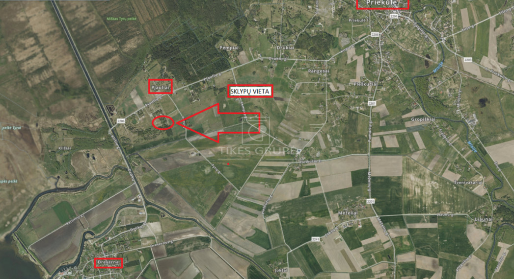 Parduodamas sklypas Pjaulių k., Klaipėdos r. sav., 10 a ploto 1