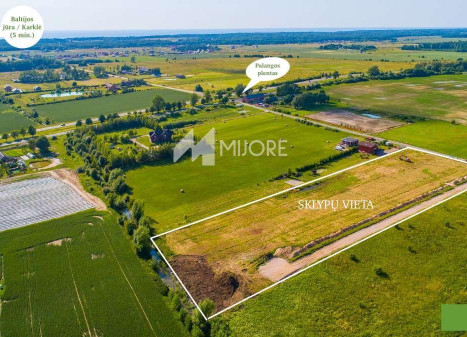 Parduodamas sklypas Rąžės g., Peskojų k., Klaipėdos r. sav., 15.44 a ploto