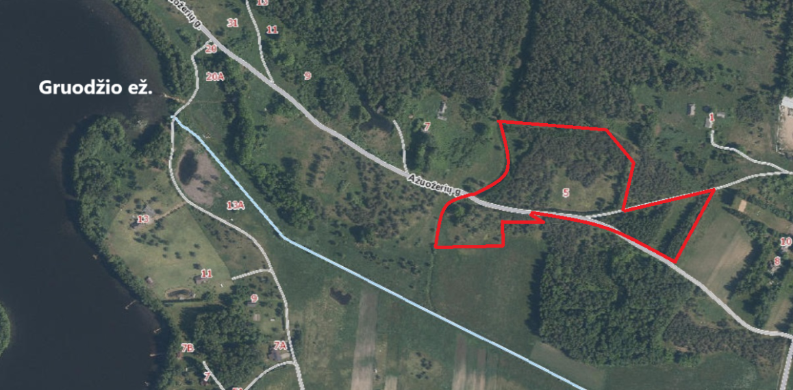 Parduodamas sklypas Pabaldiškio k., Molėtų r. sav., 443.00 a ploto 8