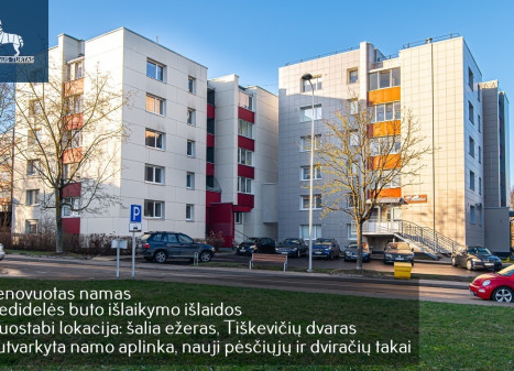 Parduodamas butas Vytauto g., Lentvario m., Trakų r. sav., 49.73 m2 ploto, 2 kambariai