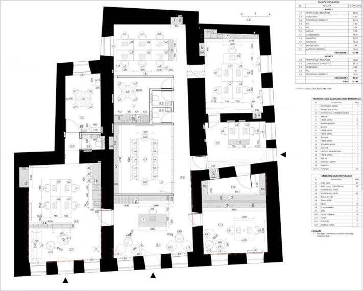 Parduodamos administracinės, paslaugų, prekybos patalpos Bokšto g., Senamiestis, Vilniaus m., Vilniaus m. sav., 206.39 m2 ploto 4