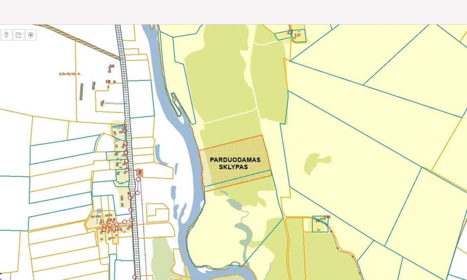 Parduodamas  sklypas Mučiūnų k., Panevėžio r. sav., 200 a ploto 16