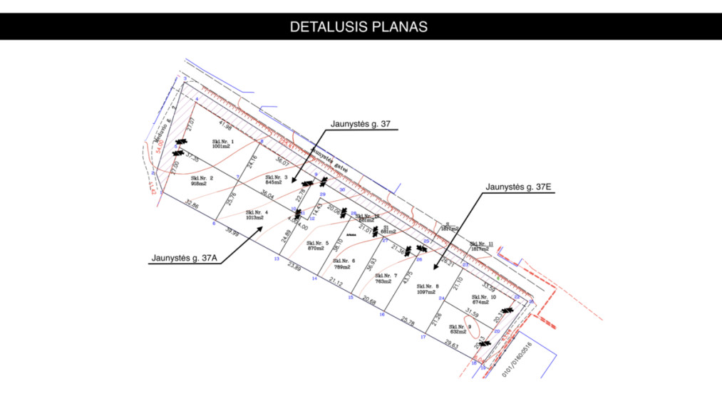 Parduodamas namų valdos paskirties sklypas Jaunystės g., Paneriai, Vilniaus m., Vilniaus m. sav., 8.45 a ploto 4