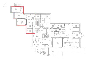 Nuomojamos administracinės, kitos paskirties patalpos Fabijoniškių  g. 99, Fabijoniškės, Vilniaus m., Vilniaus m. sav., 148.59 m2 ploto 20