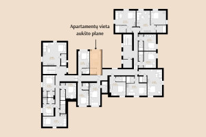 Parduodamas butas Skruzdynės g., Neringos m., Neringos sav., 17.61 m2 ploto, 1 kambariai 16