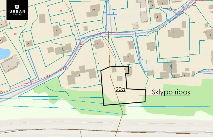 Parduodamas sklypas Žuvėdrų g., Valakampiuose, Vilniuje, 20 a ploto 5