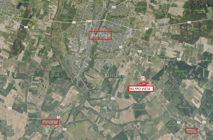 Parduodamas  sklypas Būbelių k., Kretingos r. sav., 15 a ploto 2