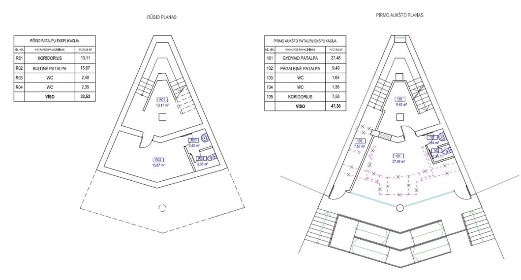 Parduodamos administracinės, kitos paskirties, paslaugų, prekybos patalpos Projektuotojų g., Kniaudiškiai, Panevėžio m., Panevėžio m. sav., 139.22 m2 ploto 5