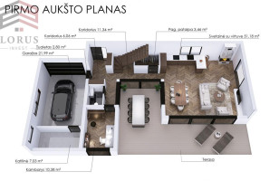 Parduodamas namas Bajorai, Vilniaus m., Vilniaus m. sav., 183 m2 ploto, 1 aukštai 11