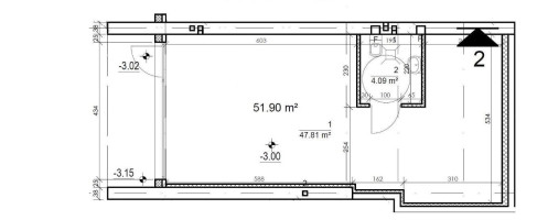Parduodamos patalpos Rygos g., Justiniškės, Vilniaus m., Vilniaus m. sav., 51.90 m² ploto 6
