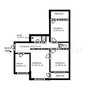 Parduodamas butas Čiobiškio g., Šeškinė, Vilniaus m., Vilniaus m. sav., 69.91 m2 ploto, 3 kambariai 15