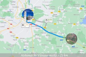 Parduodamas  sklypas Nelydiškių k., Vilniaus r. sav., 1340 a ploto 19