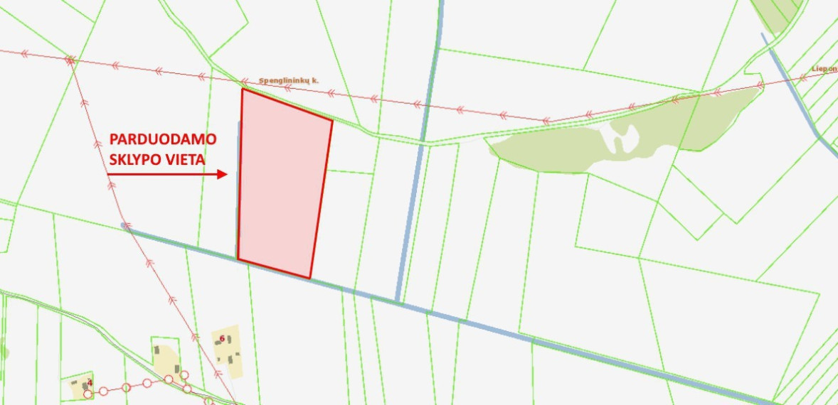 Parduodamas  sklypas Spenglininkų k., Trakų r. sav., 459 a ploto 2