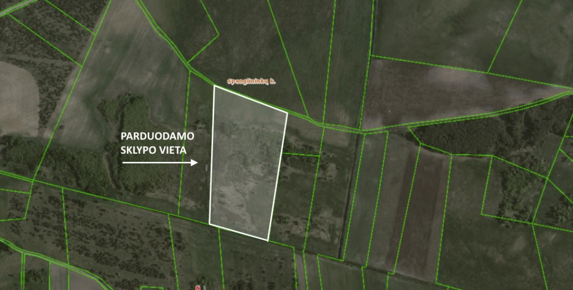 Parduodamas  sklypas Spenglininkų k., Trakų r. sav., 459 a ploto 3