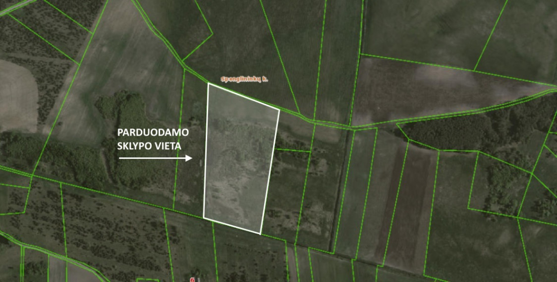 Parduodamas  sklypas Spenglininkų k., Trakų r. sav., 459 a ploto 3
