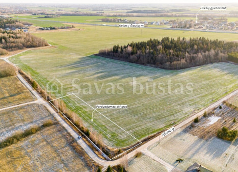 Parduodamas  sklypas Lukšių k., Šiaulių r. sav., 43.5 a ploto