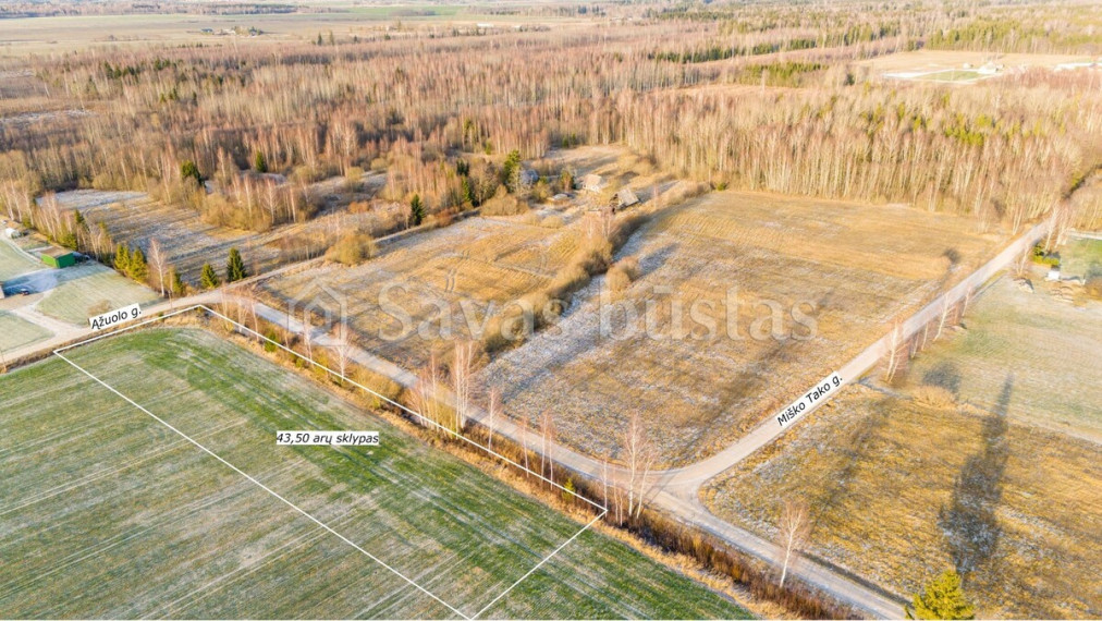 Parduodamas  sklypas Lukšių k., Šiaulių r. sav., 43.5 a ploto 8