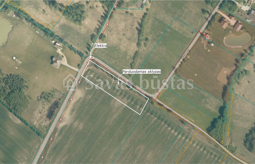 Parduodamas  sklypas Lukšių k., Šiaulių r. sav., 43.5 a ploto 13