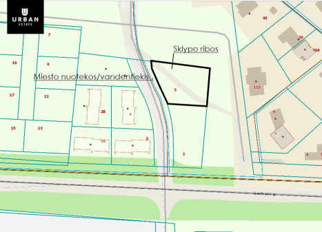 Parduodamas sklypas Užutrakio g., Aukštuosiuose Paneriuose, Vilniuje, 12.13 a ploto