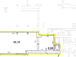 Nuomojamos paslaugų, prekybos patalpos Vilniaus g., Centras, Šiaulių m., Šiaulių m. sav., 96.44 m2 ploto 3