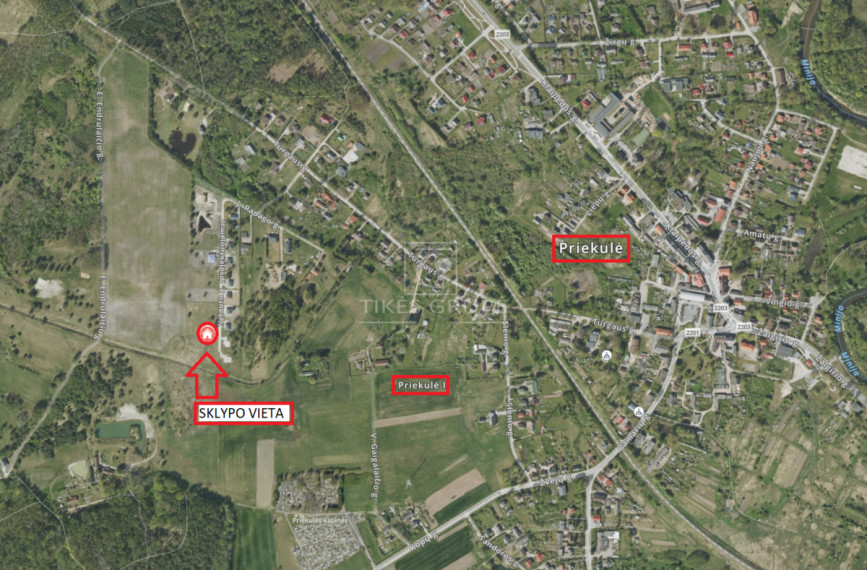 Parduodamas sklypas Priekulės I k., Klaipėdos r. sav., 11 a ploto 2