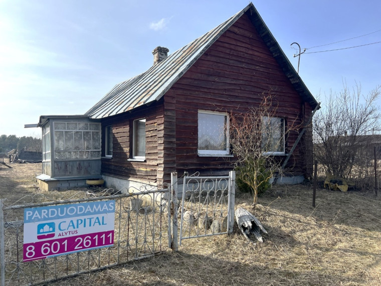 Parduodamas namas Užuperkasio g., Užuperkasio k., Varėnos r. sav., 61 m2 ploto, 1 aukštai 1